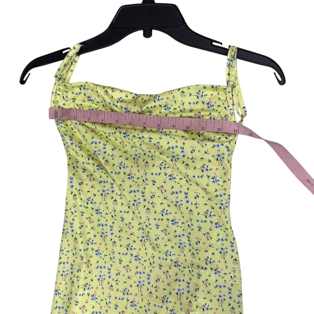 Floral Yellow Maxi Dress Size Medium - Picture 4 of 9